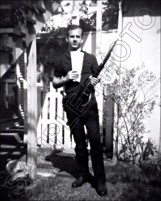 Lee Harvey Oswald Photo 8X10 Kennedy Assassination Rifle
