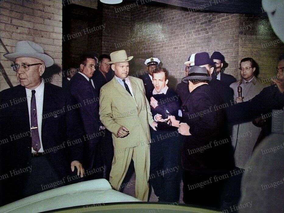 8x10 Print John F. Kennedy Assassination Lee Harvey Oswald Jack Ruby 1963 #CWE