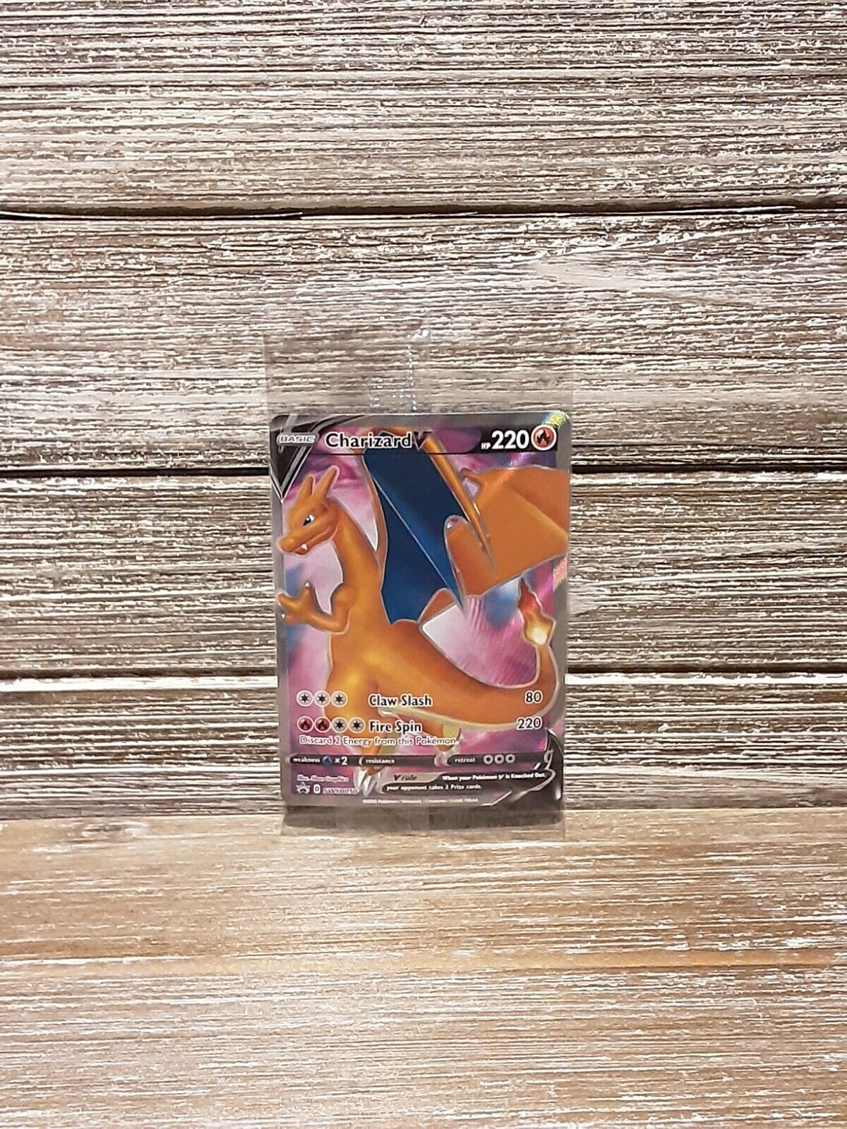 2020 Pokemon SWSH050 Champion's Path Full Art Pokemon Card Charizard Promo NEW