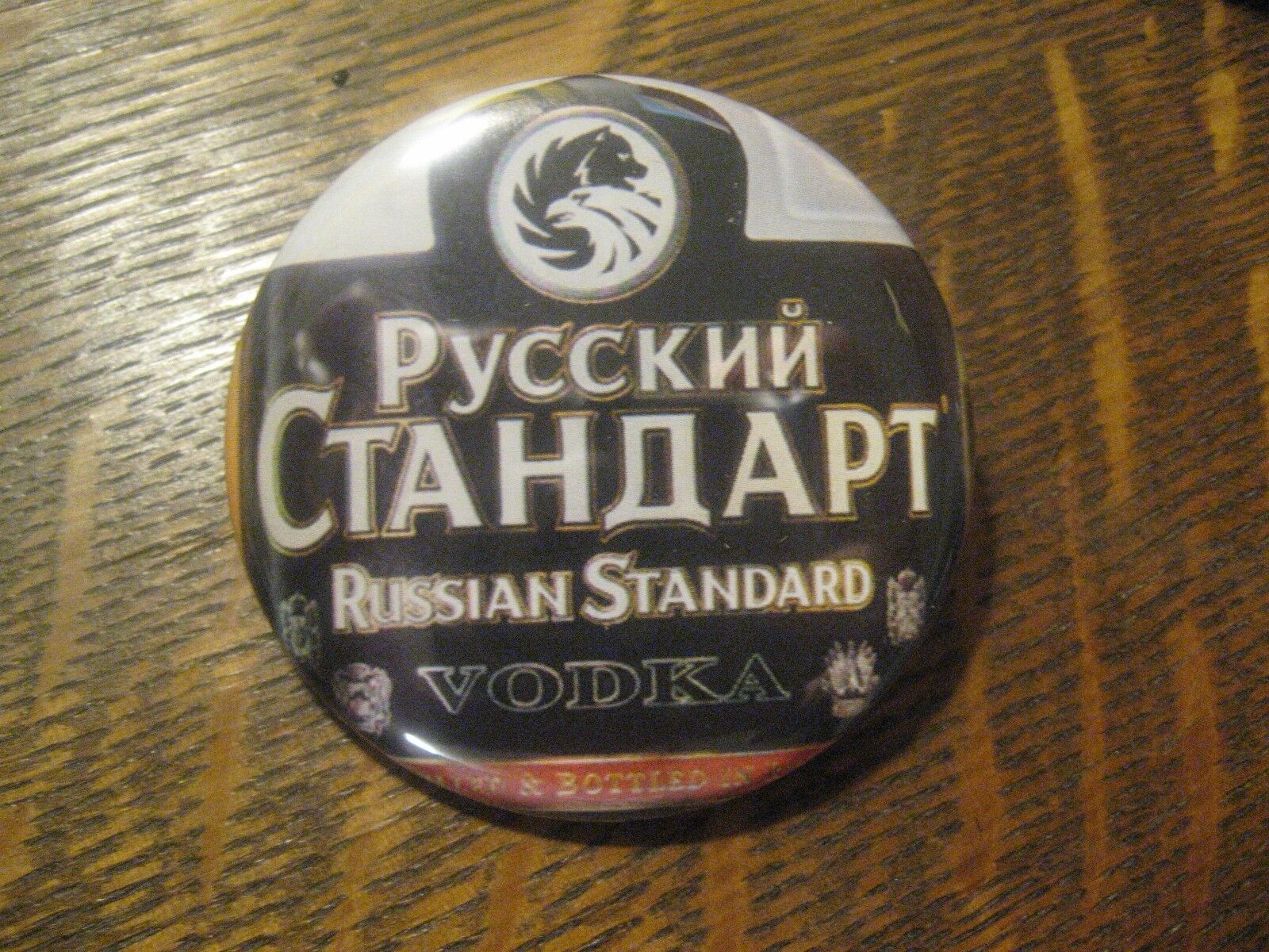 Russian Standard Vodka Original Liquor Label Advertisement Pocket Mirror $20