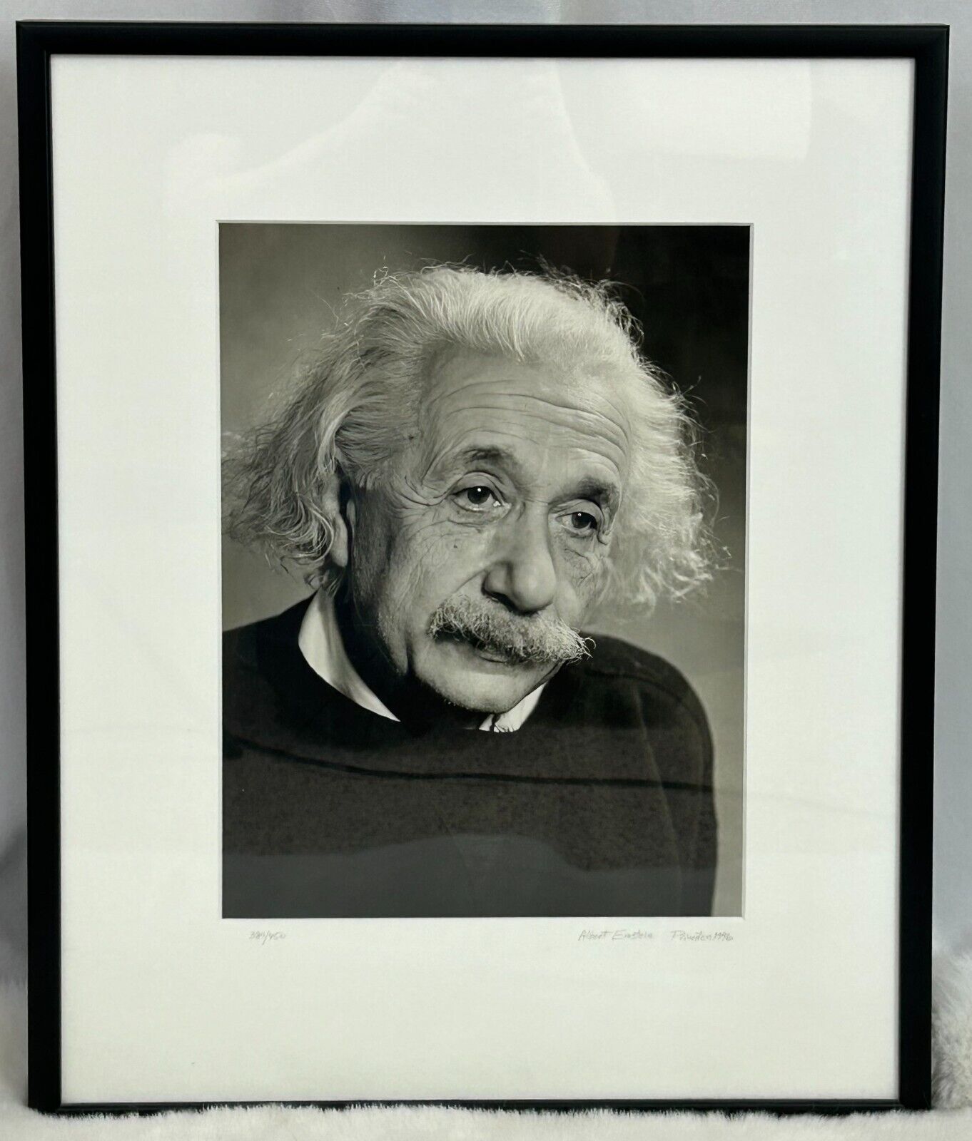ALBERT EINSTEIN 1946 - Vintage Limited Edition Portrait Photograph - Fred Stein