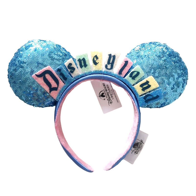 Disneyland Marquee Sign Ears Headband Disney Parks Happiest Place Edition US