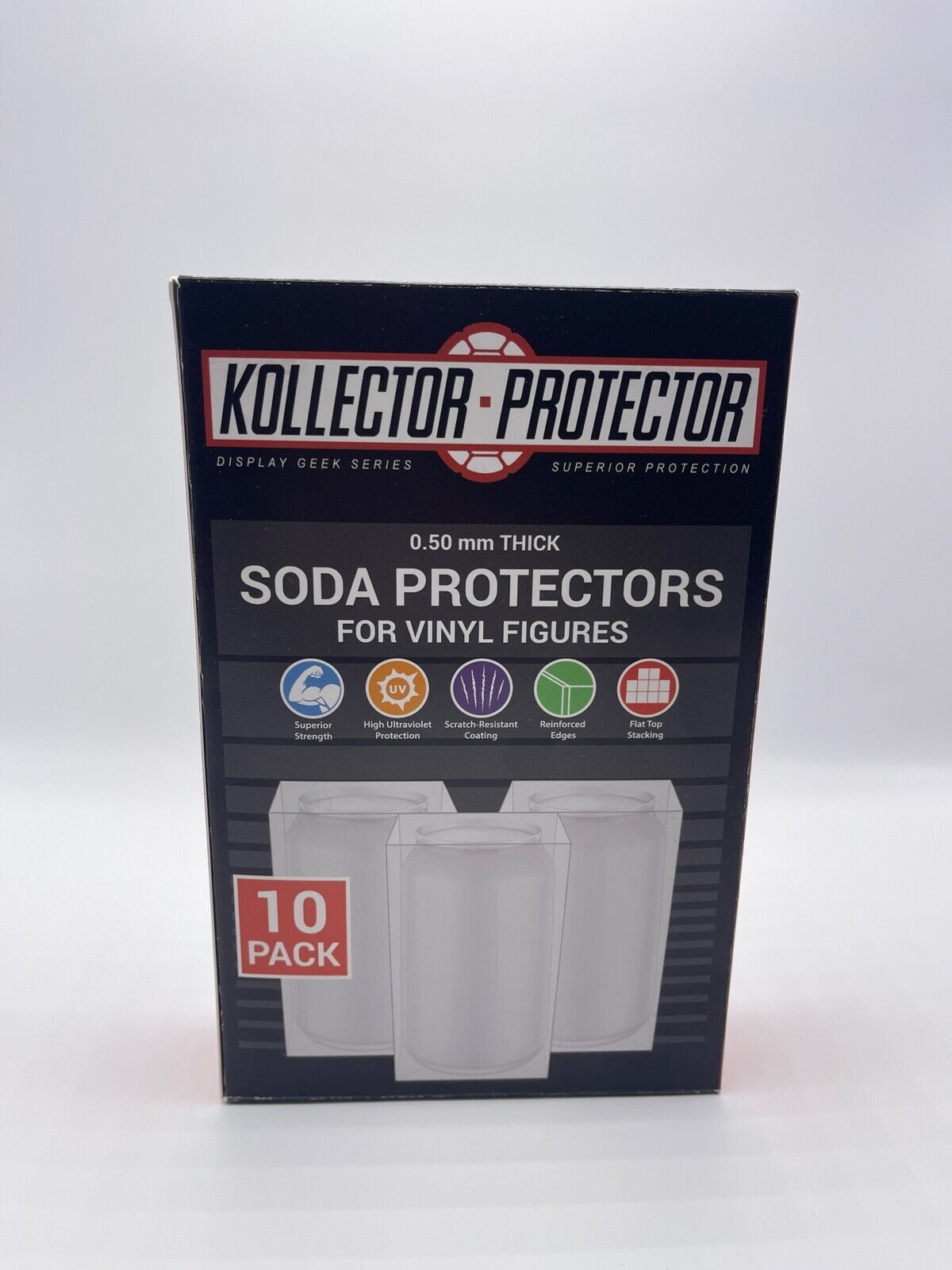 10 Pack Funko SODA Protectors 0.50mm thick PET Acid-Free SCRATCH & UV Resistant