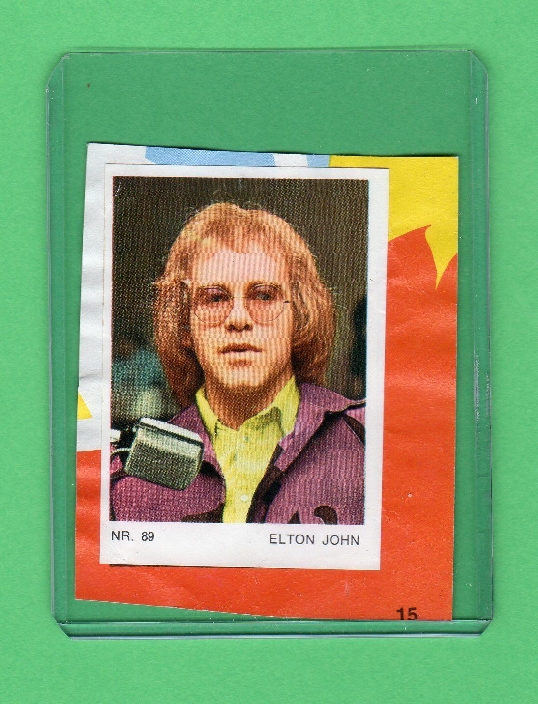 Elton John 1971 Schalger Star Parade True RC and Extremely Rare POP Zero
