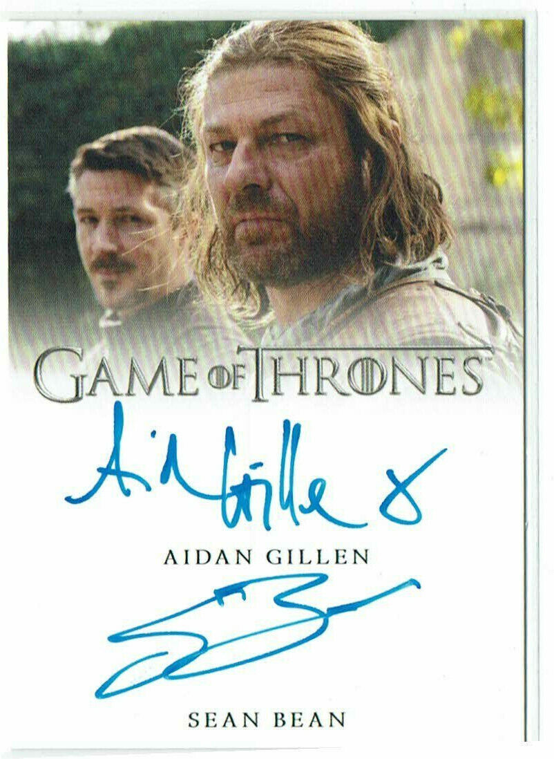 Game of Thrones The Complete Series 2020 DUAL Autograph Auto Card Selection