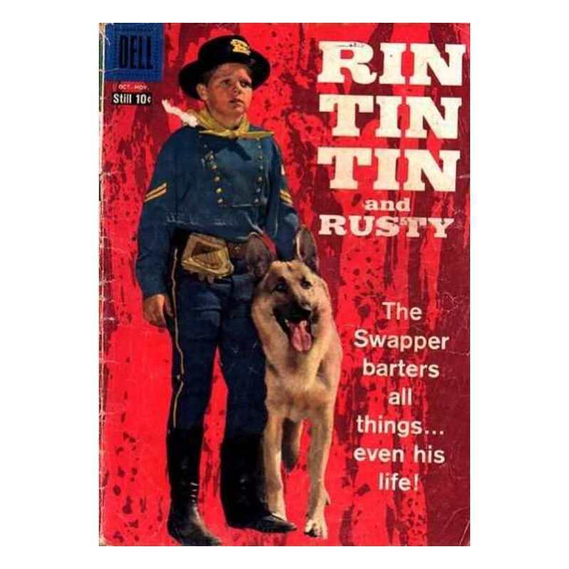 Rin Tin Tin #27 in Fine condition. Dell comics [g