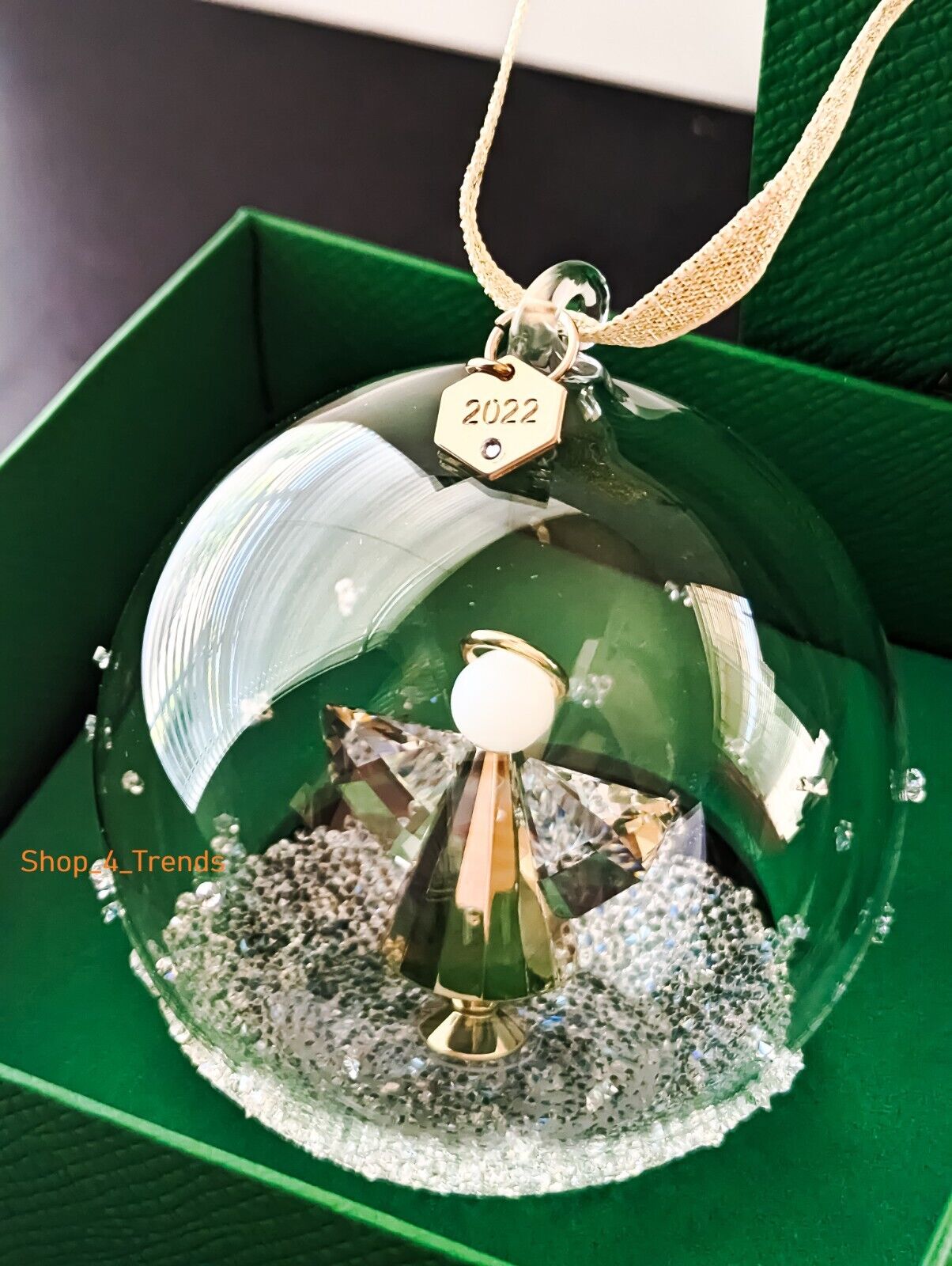 NEW Authentic SWAROVSKI Brand 5625988 Annual Edition 2022 Angel Ball Ornament