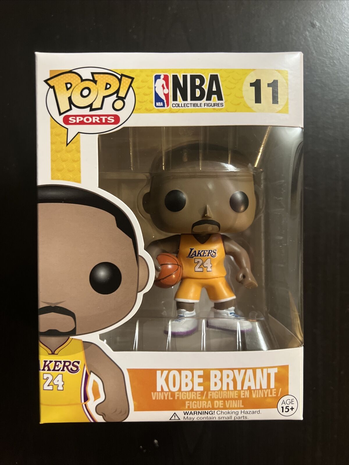 Funko Pop Kobe Bryant #24 11 Yellow Jersey NBA LA Lakers - Near Mint Authentic