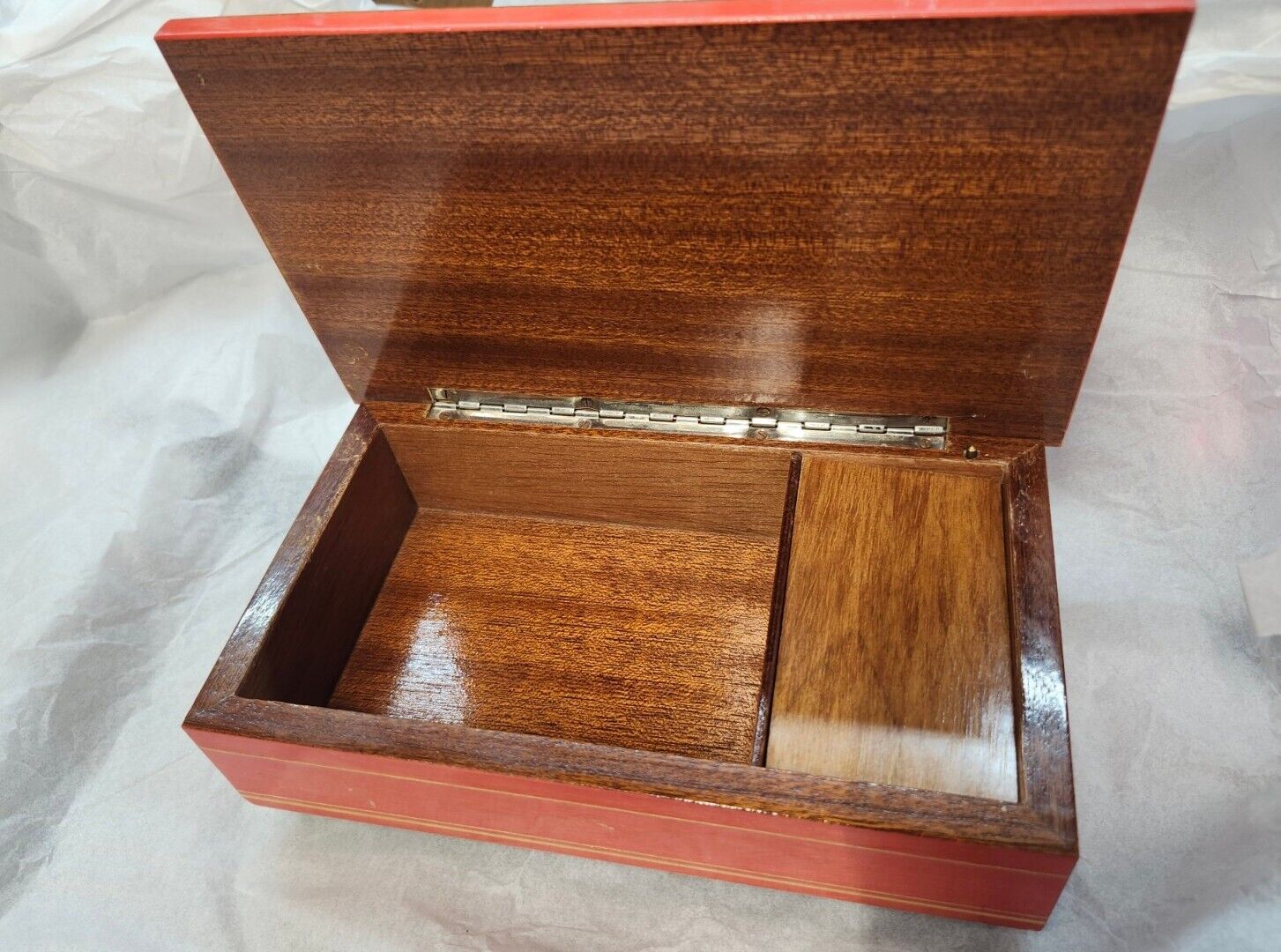 Vintage Music Box Sorrento-Gabriella Via Tasso 10 Dr Zhivago Antique Wood Box