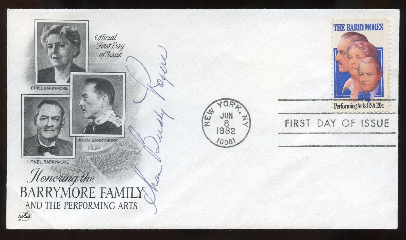 Charles Buddy Rogers d1999 signed autograph American Film Actor & Musician FDC