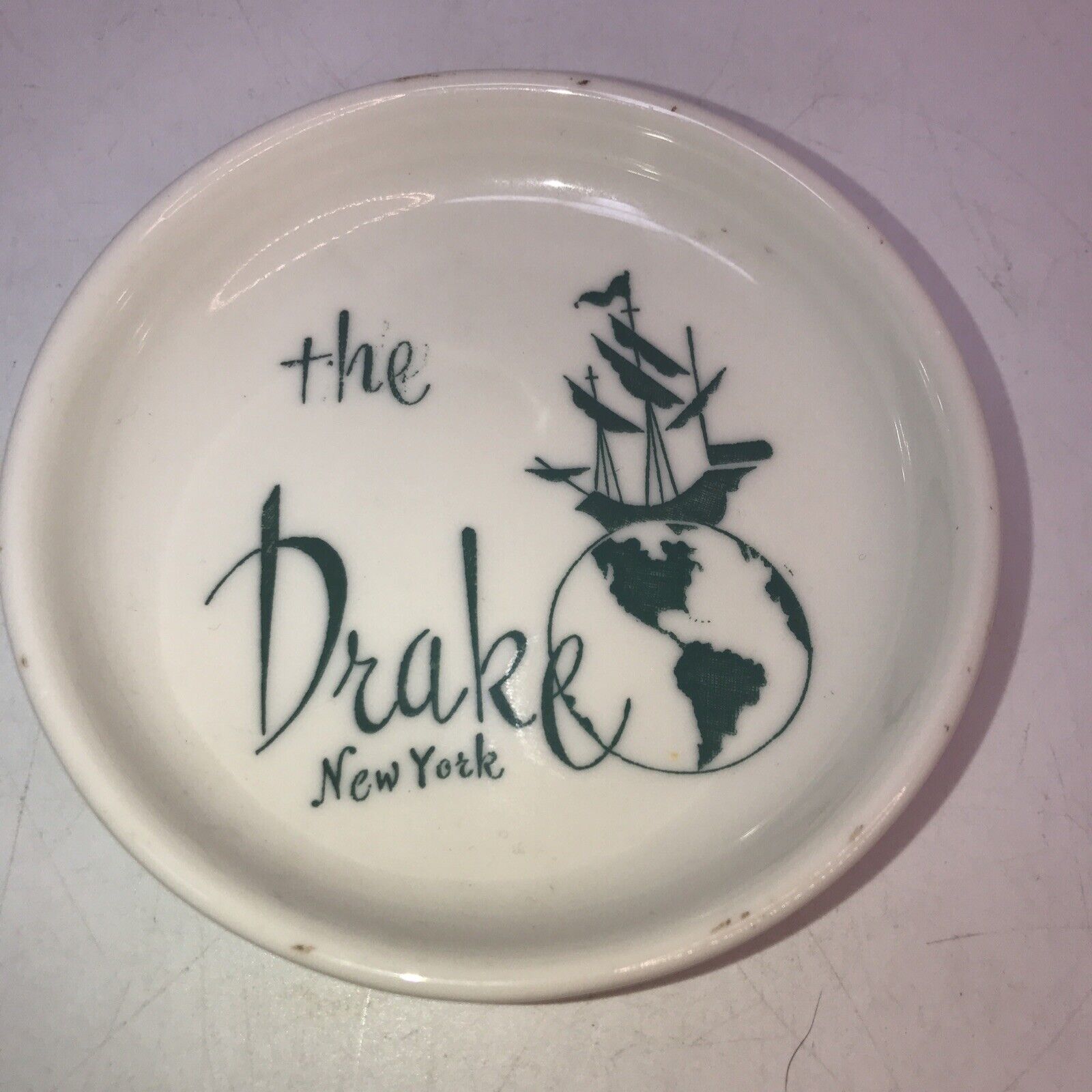 The Drake New York  Hotel  Vintage Trinket Change Dish  Souvinere Rare