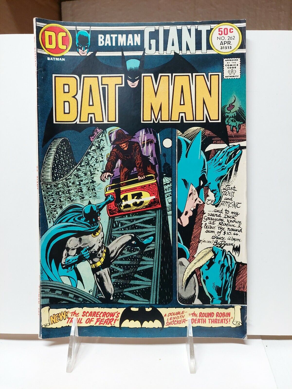 Batman #262    DC Comics 1975       Scarecrow Cover       (F196)
