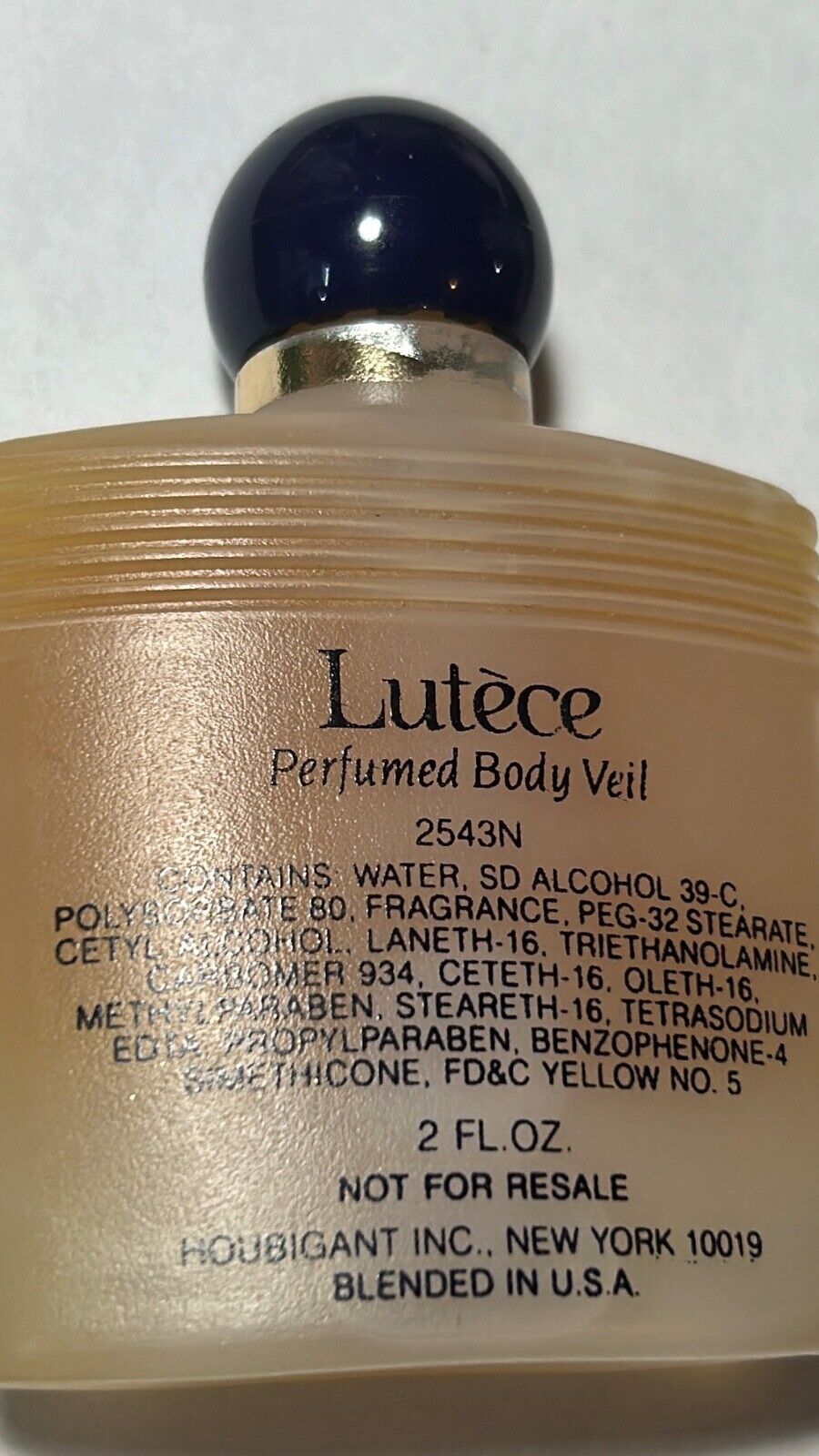 Lutece Perfume Body Veil Vintage Houbigant  Paris Discontinued Lululemon BONUS