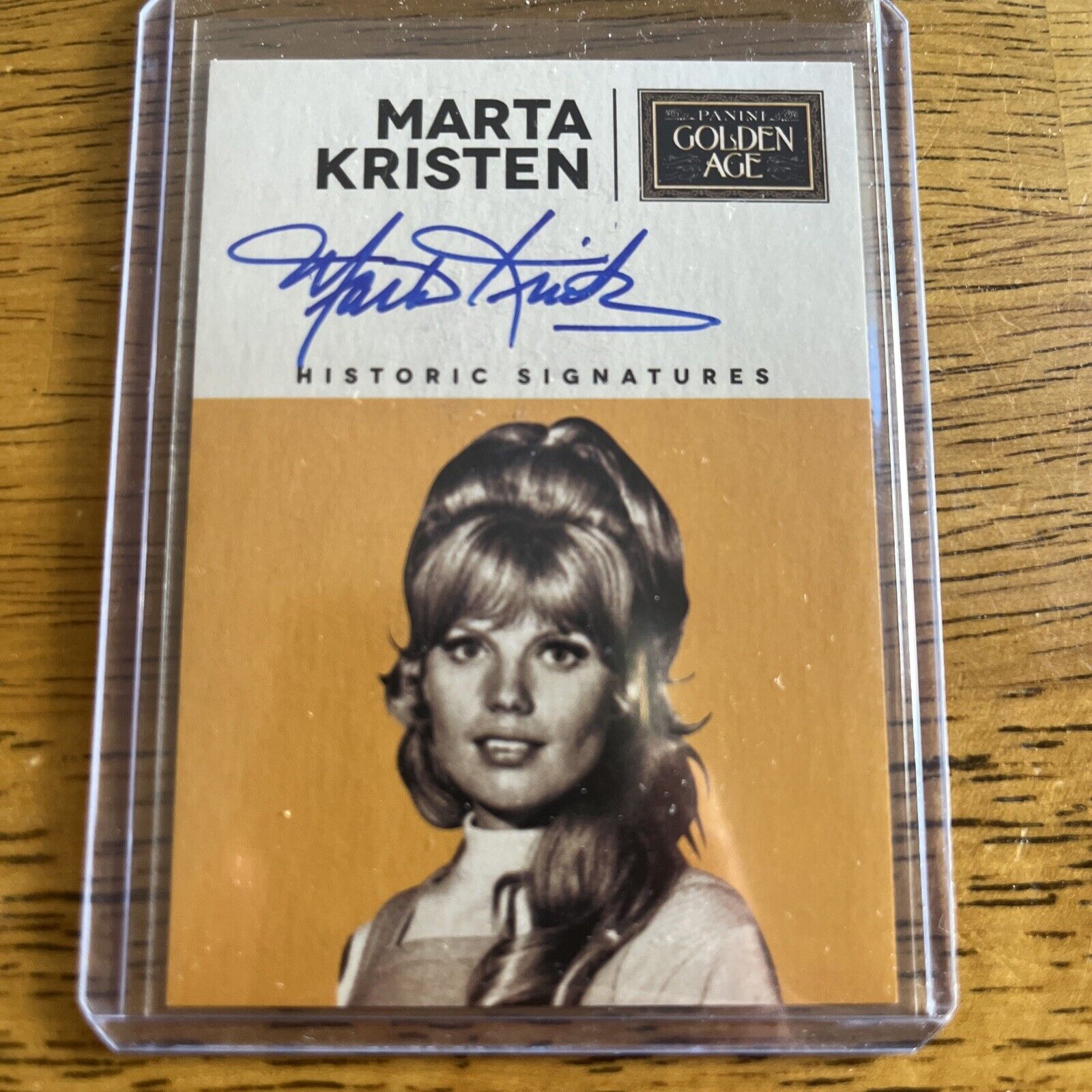 2014 Panini Golden Age Marta Kristen Auto Autograph Historic Signatures