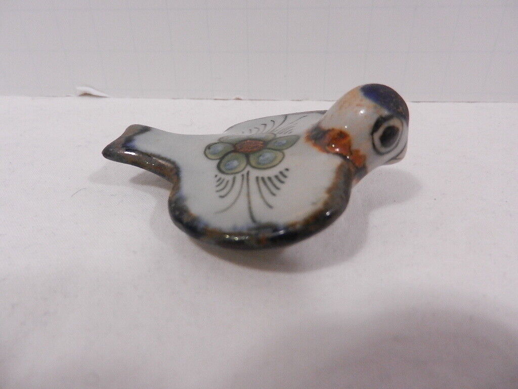 Vintage Ceramic Porcelain Bird Figurine Hand Painted