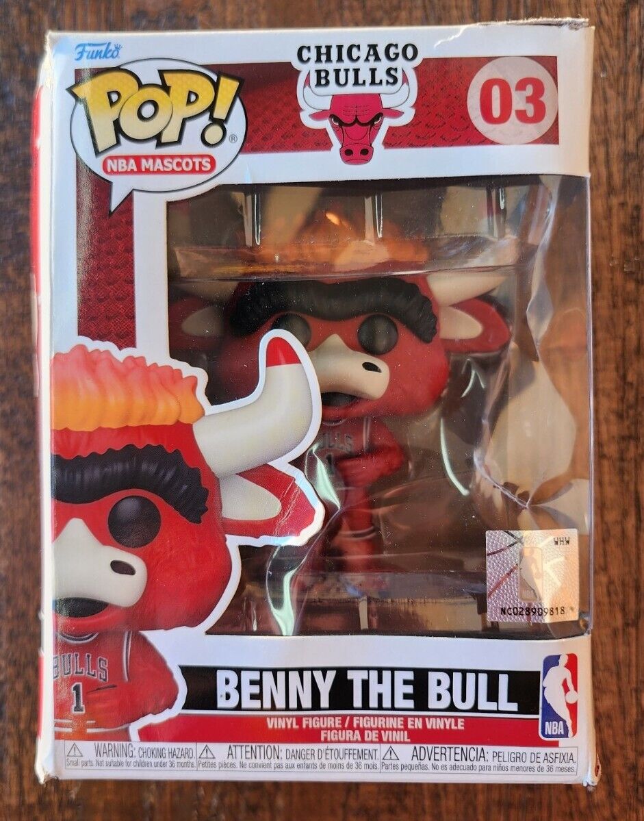 Funko POP BENNY THE BULL Chicago Bulls NBA Mascots #03 NBA Mascot 