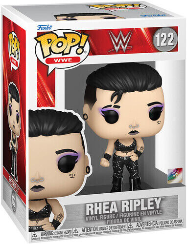 NEW/MINT FUNKO POP WWE: Rhea Ripley #122....*~* FAST   *~*.....