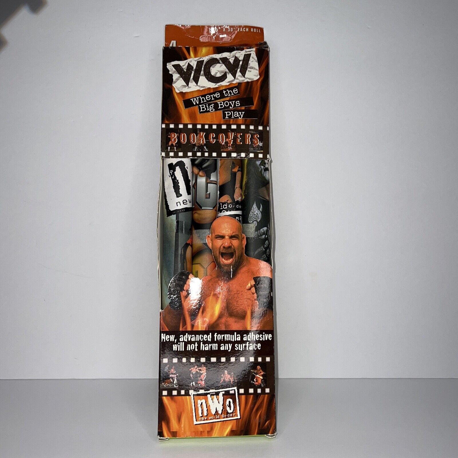 2000 WCW NWO Book Covers 4 13.5 x 30 in Rolls Wrestling WWF WWE in Package 