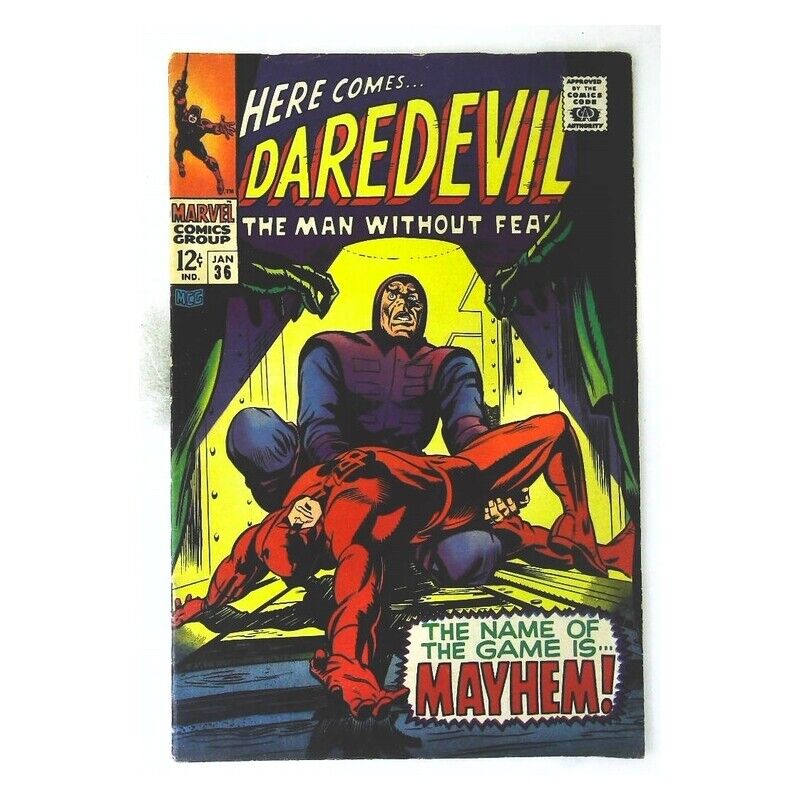 Daredevil (1964 series) #36 in Fine + condition. Marvel comics [l%
