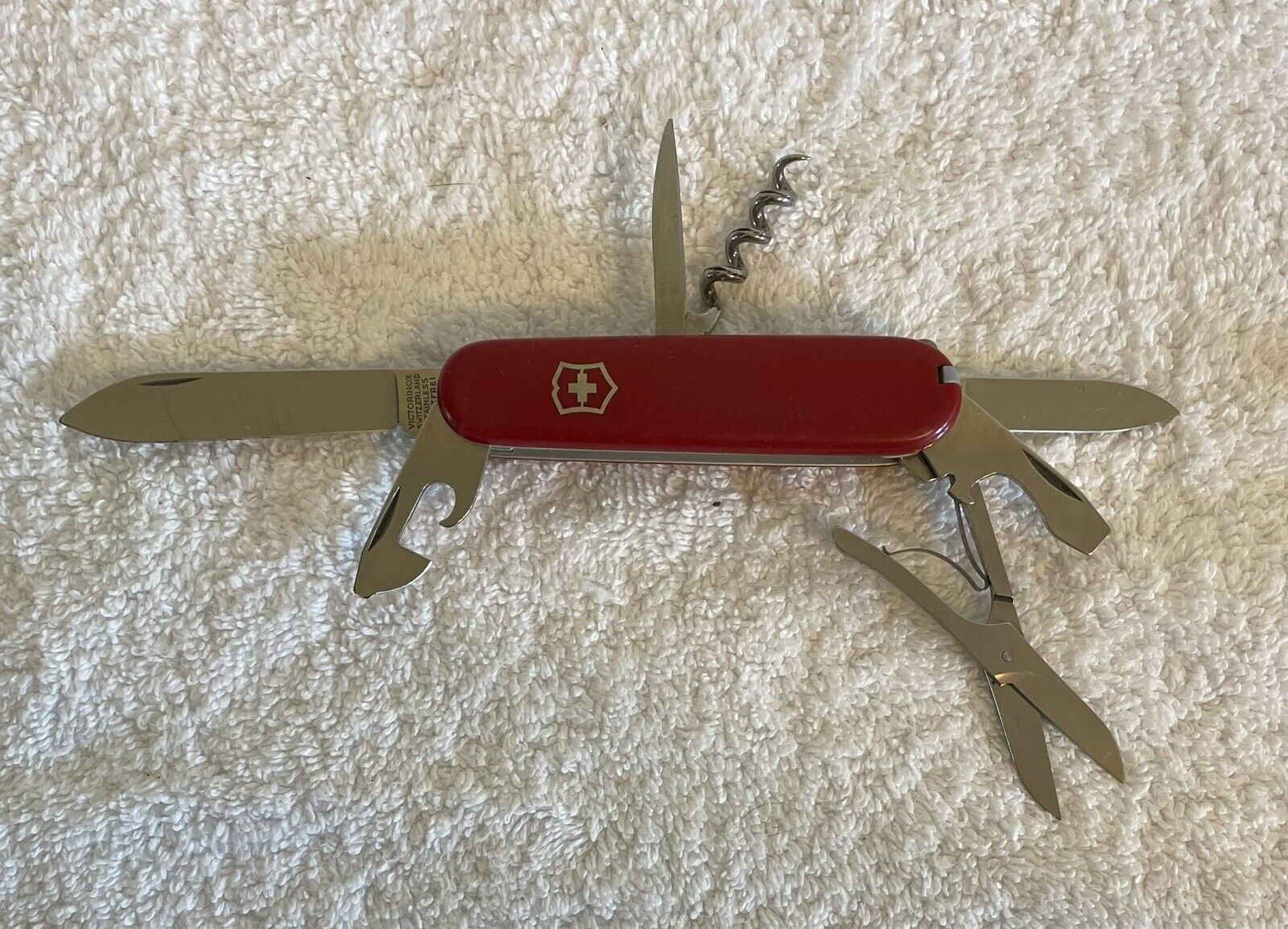 Vintage Victorinox Swiss Army Knife Officier Suisse 7 Tools