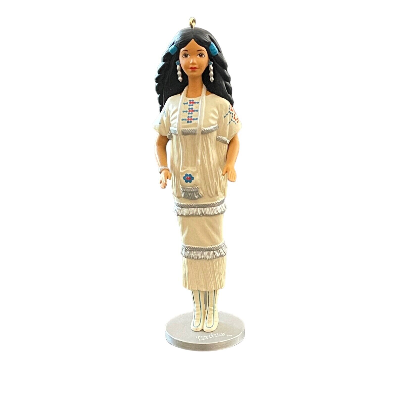 Vintage Hallmark NativeAmerican Barbie Doll Ornament 1996 Mattel 90s
