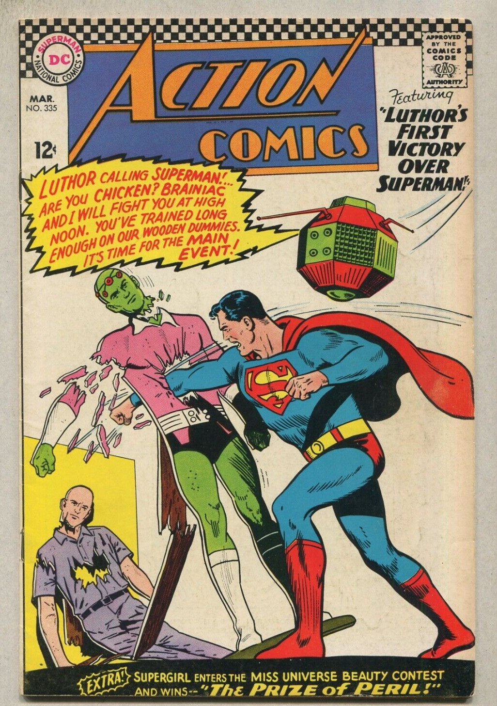 Action Comics # 335 FN/VF Luthor, Supergirl, Superman DC Comics  SA