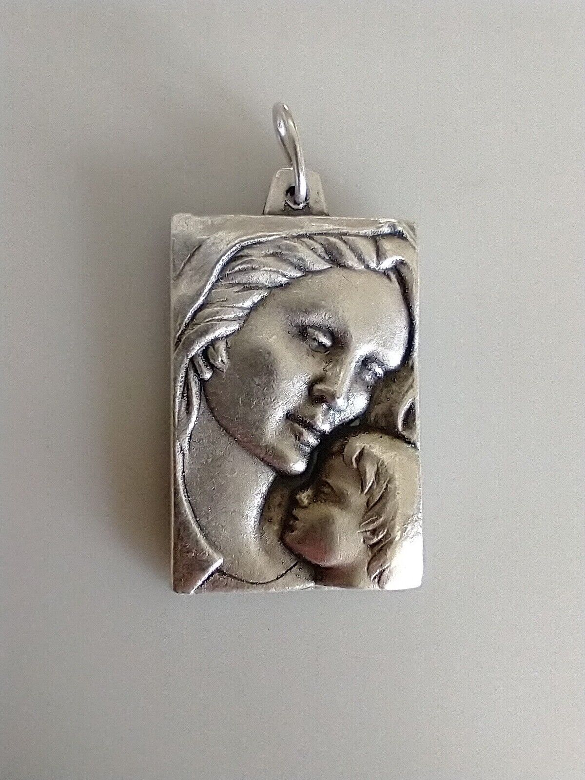 Catholic Madonna and Baby Jesus XL Medal