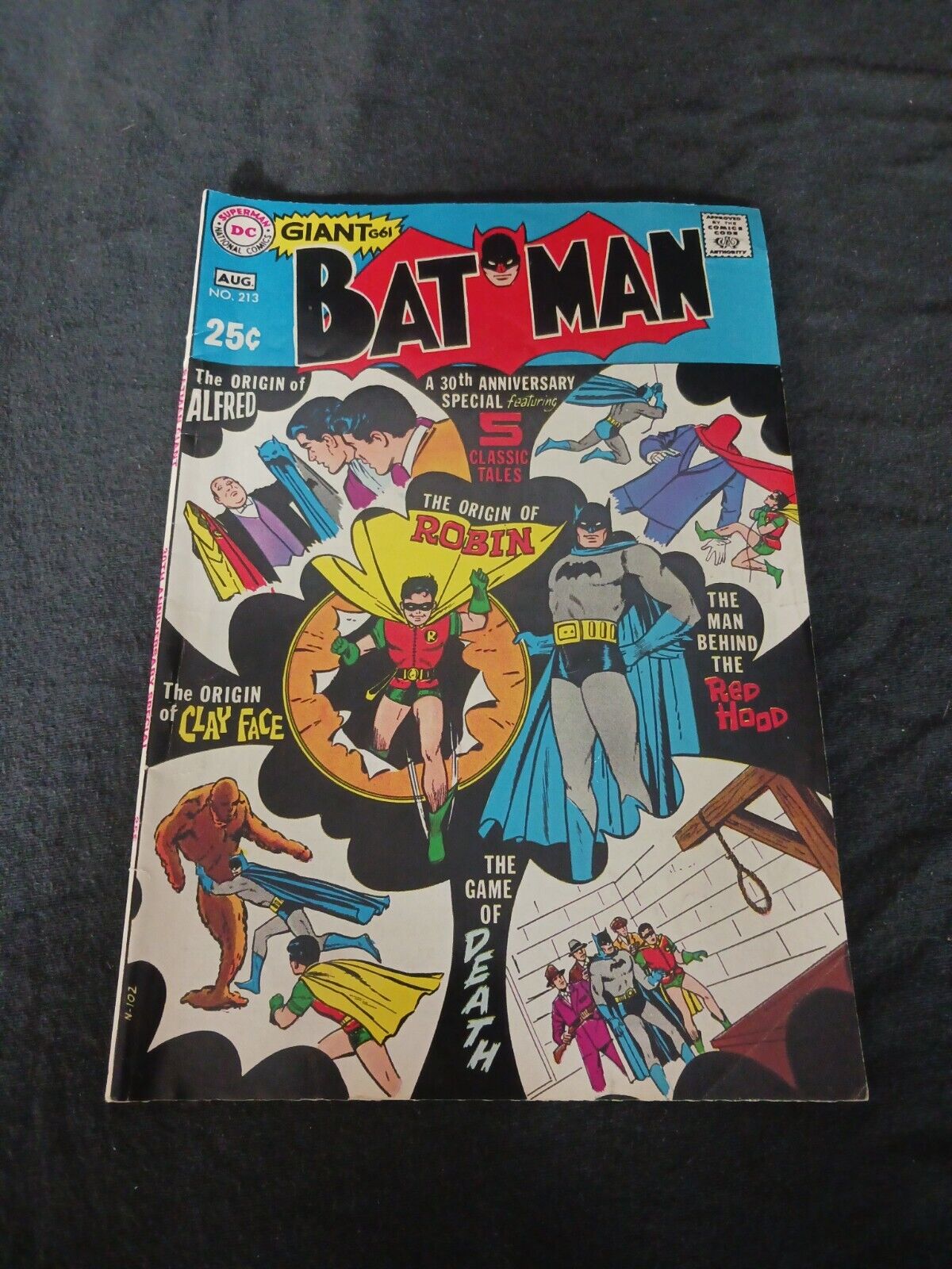 Batman #213 DC (1969) Giant-Sized Key 30th Anniversary Issue Comic Book