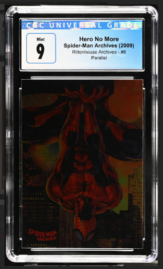 2009 Rittenhouse Archives Spider-Man, Hero No More #8 Foil Parallel CGC Graded 9