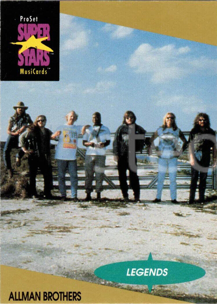 1991 ProSet SuperStars Super Stars MusiCards You Pick the Card Finish Your Set