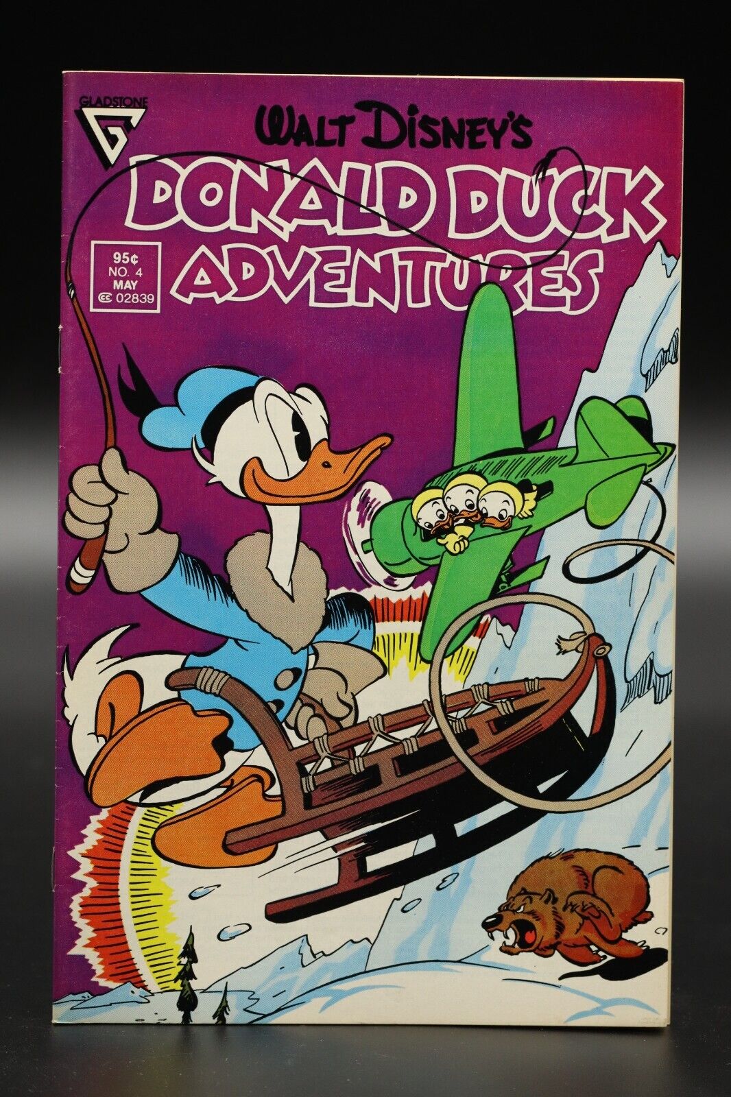 Donald Duck Adventures (1987) #4 Daan Jippes Cov Frozen Gold Rare Newsstand VF+