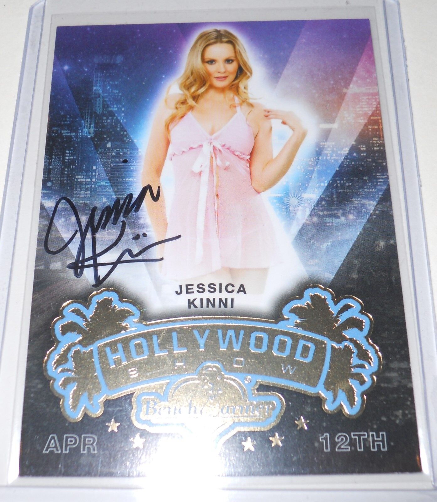 BenchWarmer 2014 Hollywood Show Jessica Kinni Authentic Autograph Insert #41