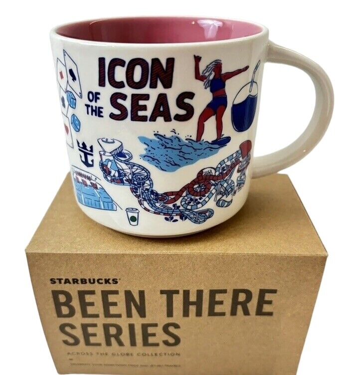 Starbucks 2024 Royal Caribbean ICON of the Seas Been There Mug NEW IN BOX