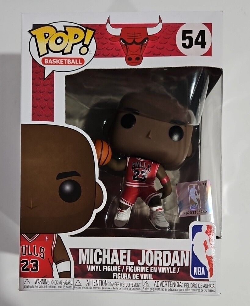 Michael Jordan Funko Pop #54 Chicago Bulls Red Away Jersey Vinyl Figure