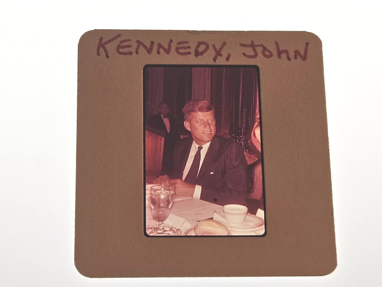 JOHN KENNEDY PHOTO 35MM FILM SLIDE