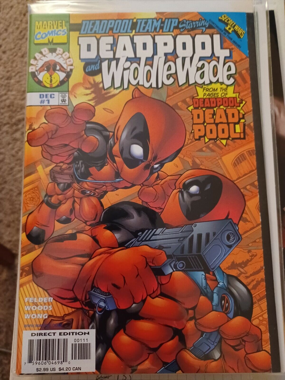 DEADPOOL and WIDDLE WADE #1 Team-Up 1st Appearance (1998) NM HTF Very Scarce
