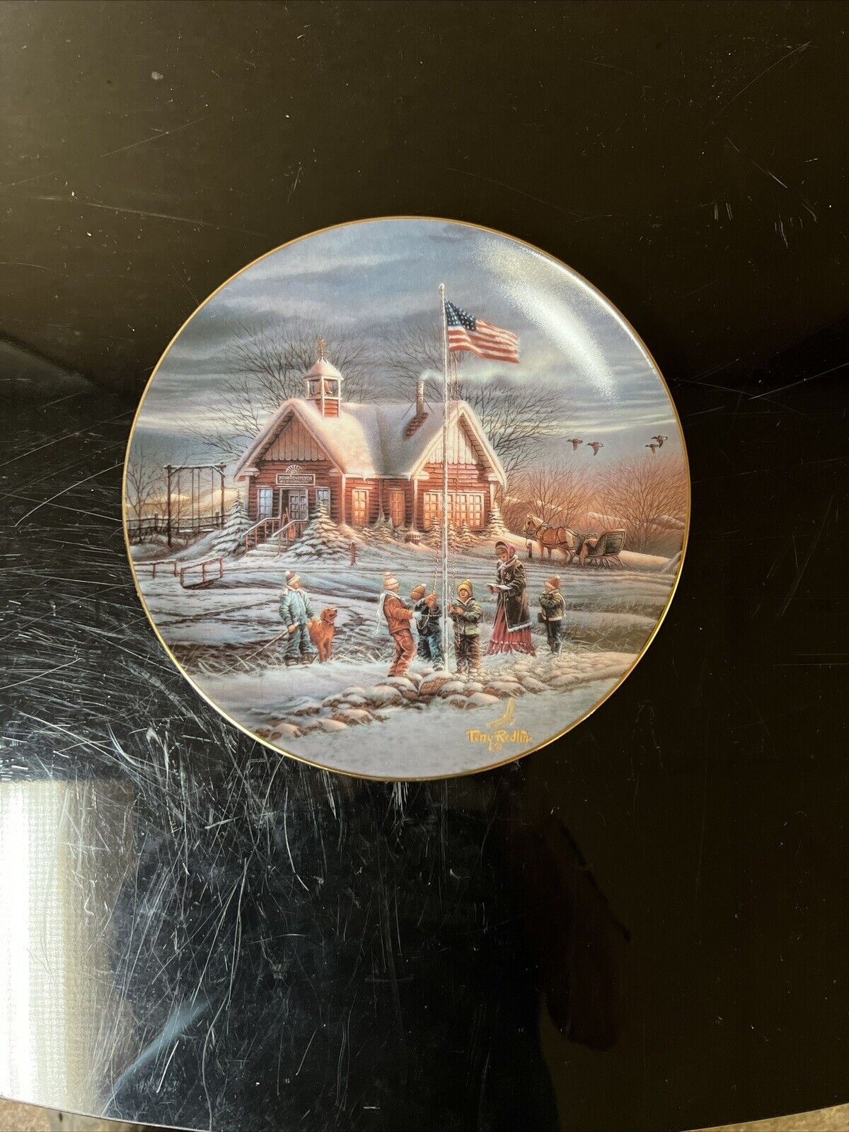 Hadley Collection 1999 Terry Redlin America the Beautiful Plate