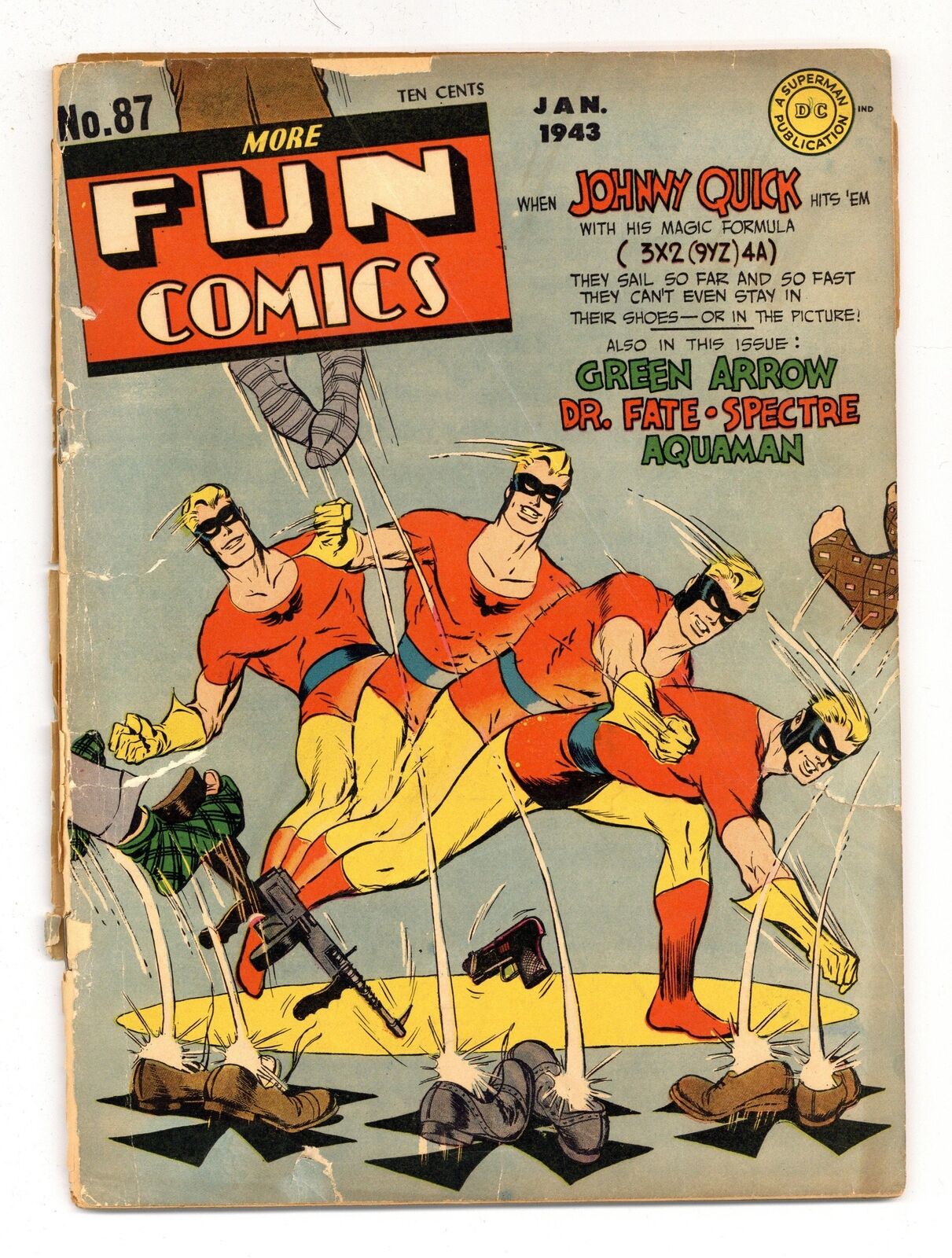 More Fun Comics #87 PR 0.5 1943