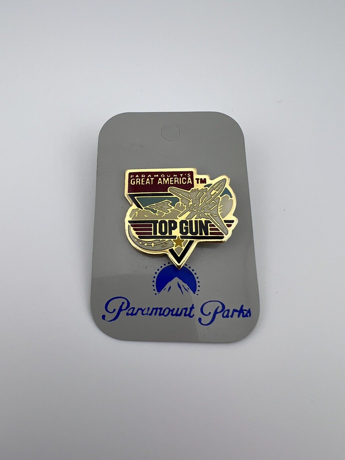 Paramount’s Great America Top Gun Pin - Paramount Parks - Rare