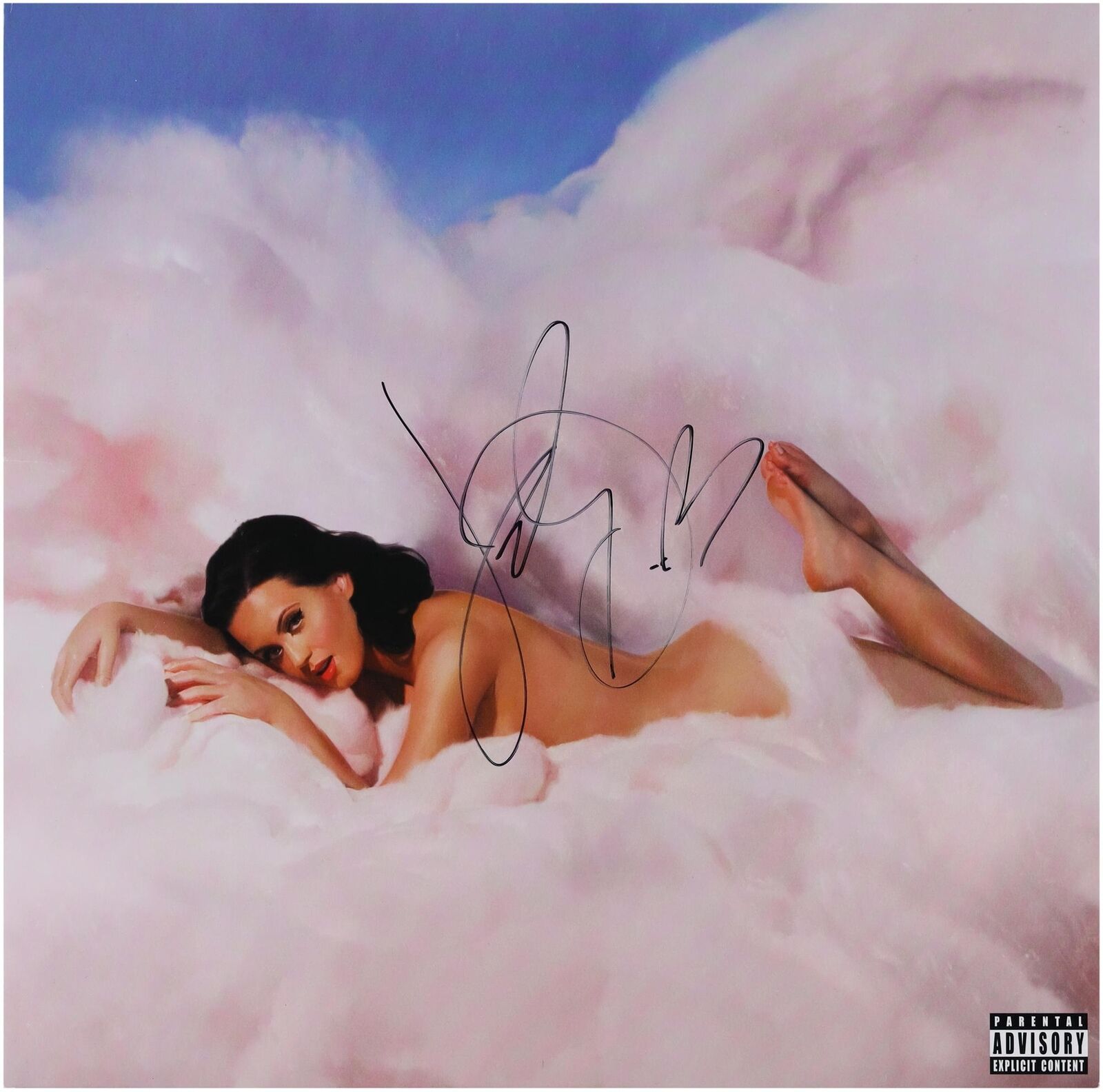 Katy Perry Autographed Teenage Dream Album Cover BAS