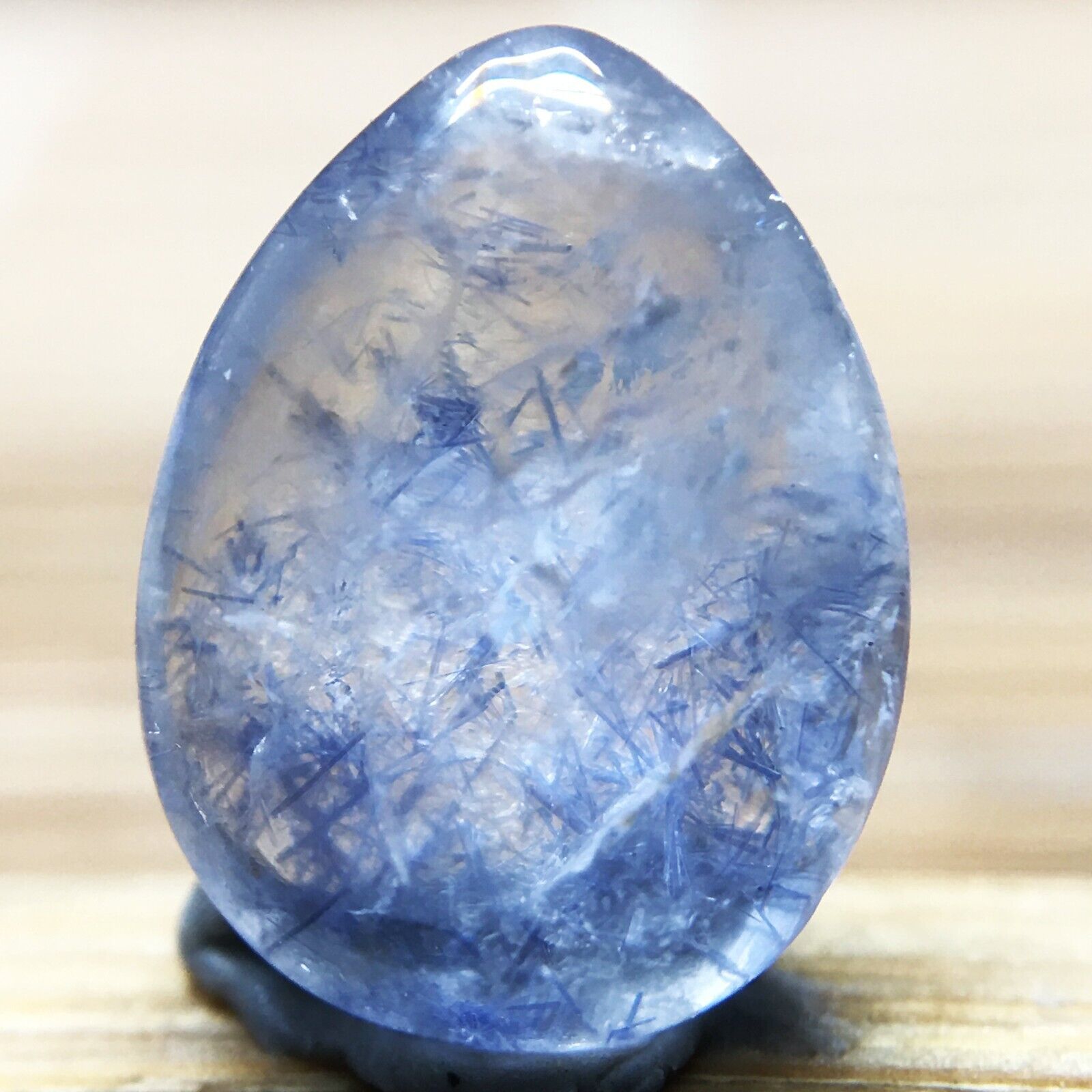 1.95Ct Very Rare NATURAL Beautiful Blue Dumortierite Quartz Crystal Pendant