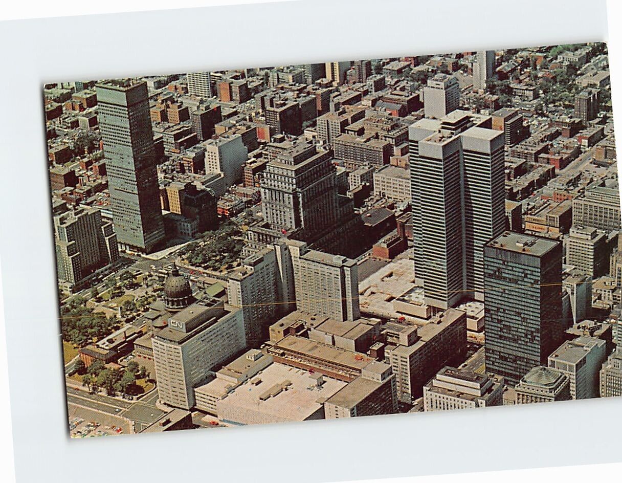 Postcard Aerial View of Montreal Quebec Canada