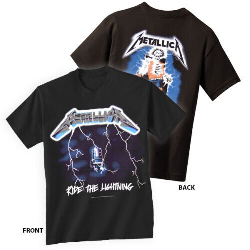 METALLICA T-Shirt Ride The Lightning New Rock Metal Tee S-3XL