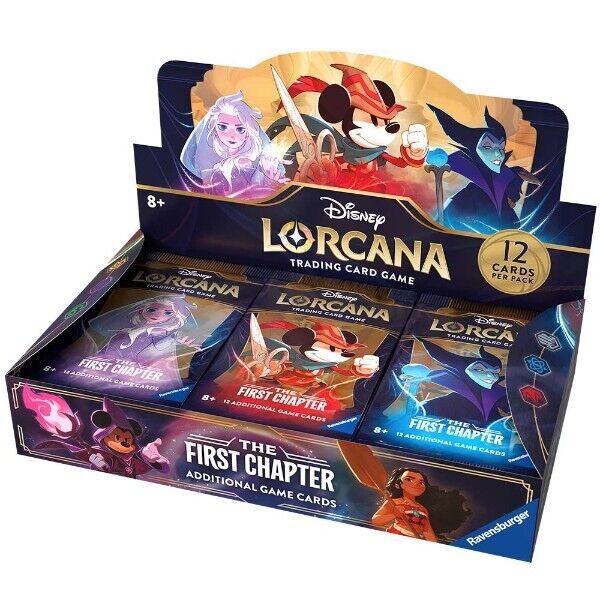 Disney Lorcana TCG - The First Chapter Booster Box || 24 PACK SEALED 🔥 IN HAND