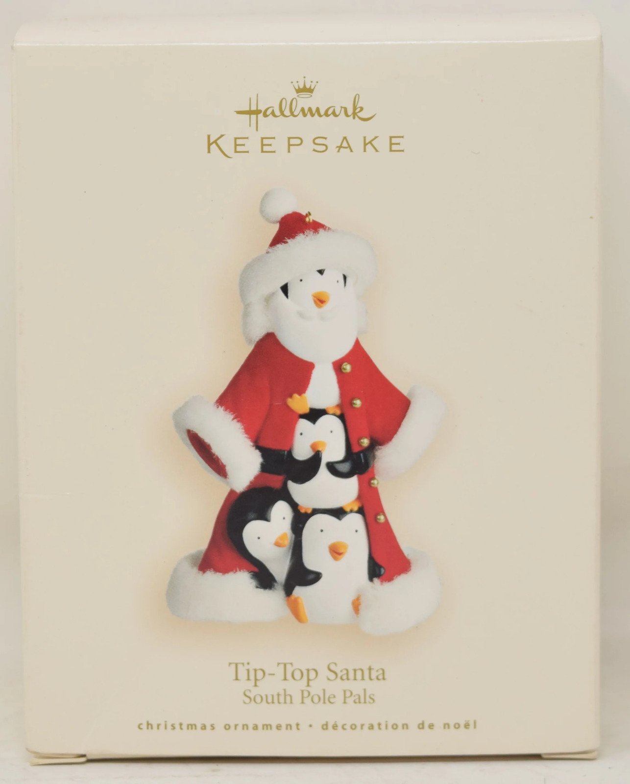 Hallmark Keepsake Ornament Tip Top Santa Claus Christmas Tree 2007 NIB
