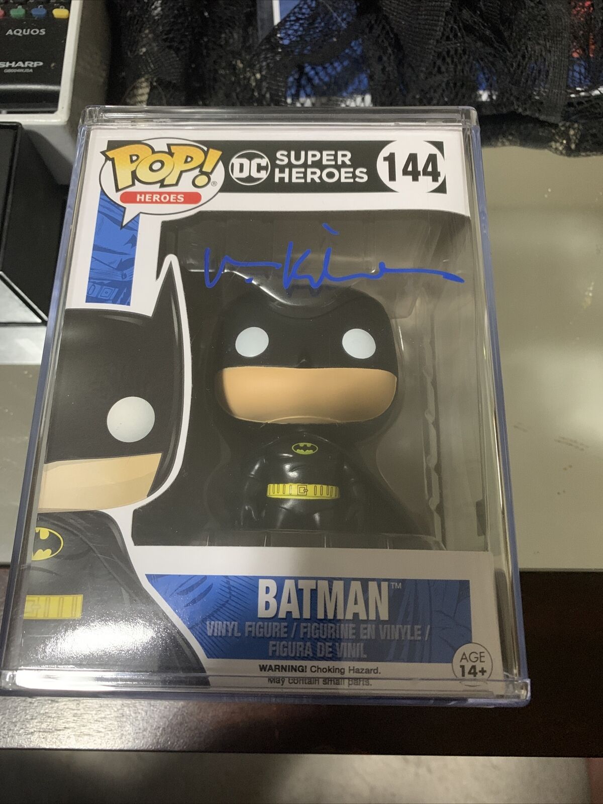 Val Kilmer From Batman Funko Pop Signed And Authenticated