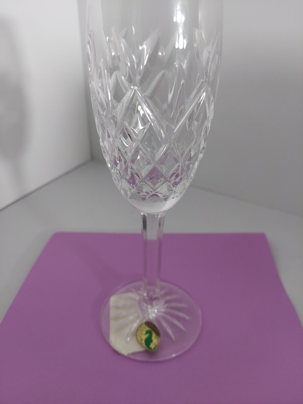 Waterford Crystal Pallas Champagne Flute 6574135-5 oz with original labels-5.50\