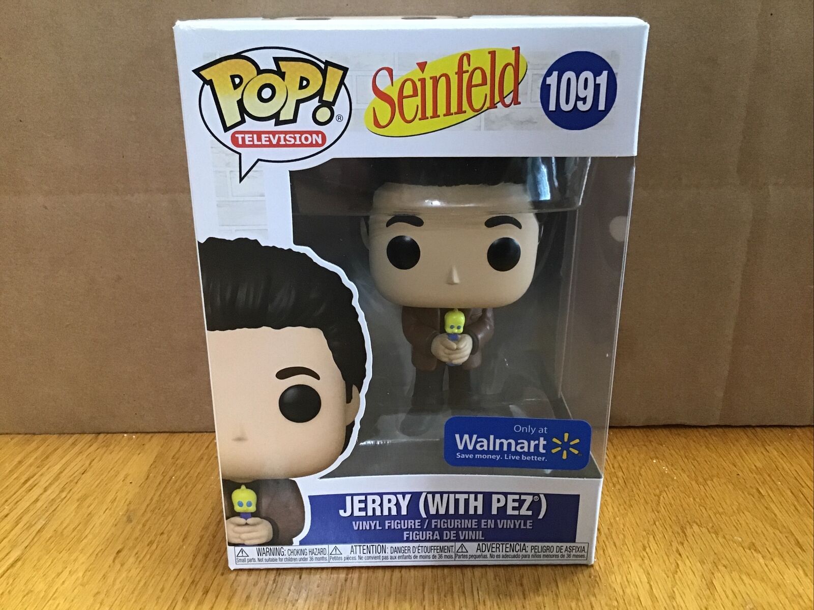 Funko Pop Jerry Seinfeld (with Pez) #1091 VAULTED Walmart Exclusive W/PROTECTOR