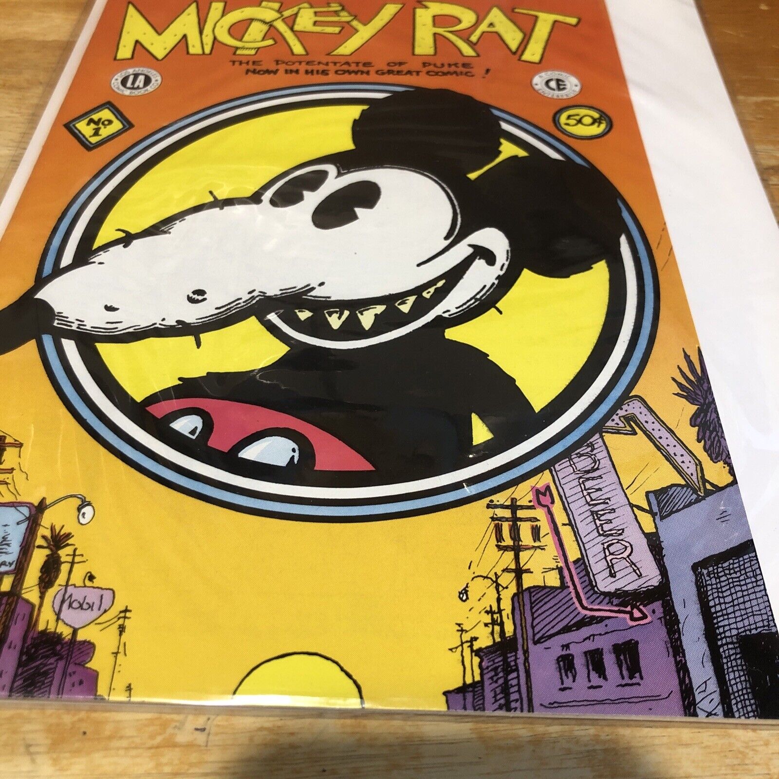 Mickey Rat Comix Sidebottom collection 50 Cent cover number one