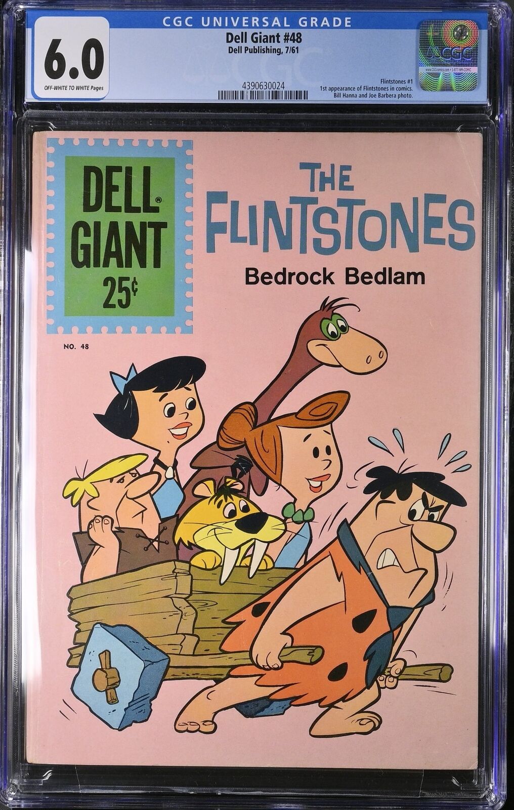 Dell Giant #48 CGC FN 6.0 Flinstones First Comic Appearance Dell